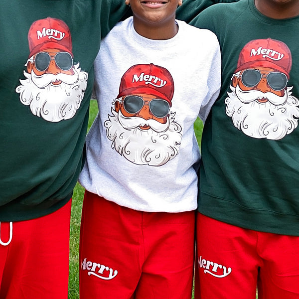 Holiday DJ Santa Sweatshirt - Multiple Colors